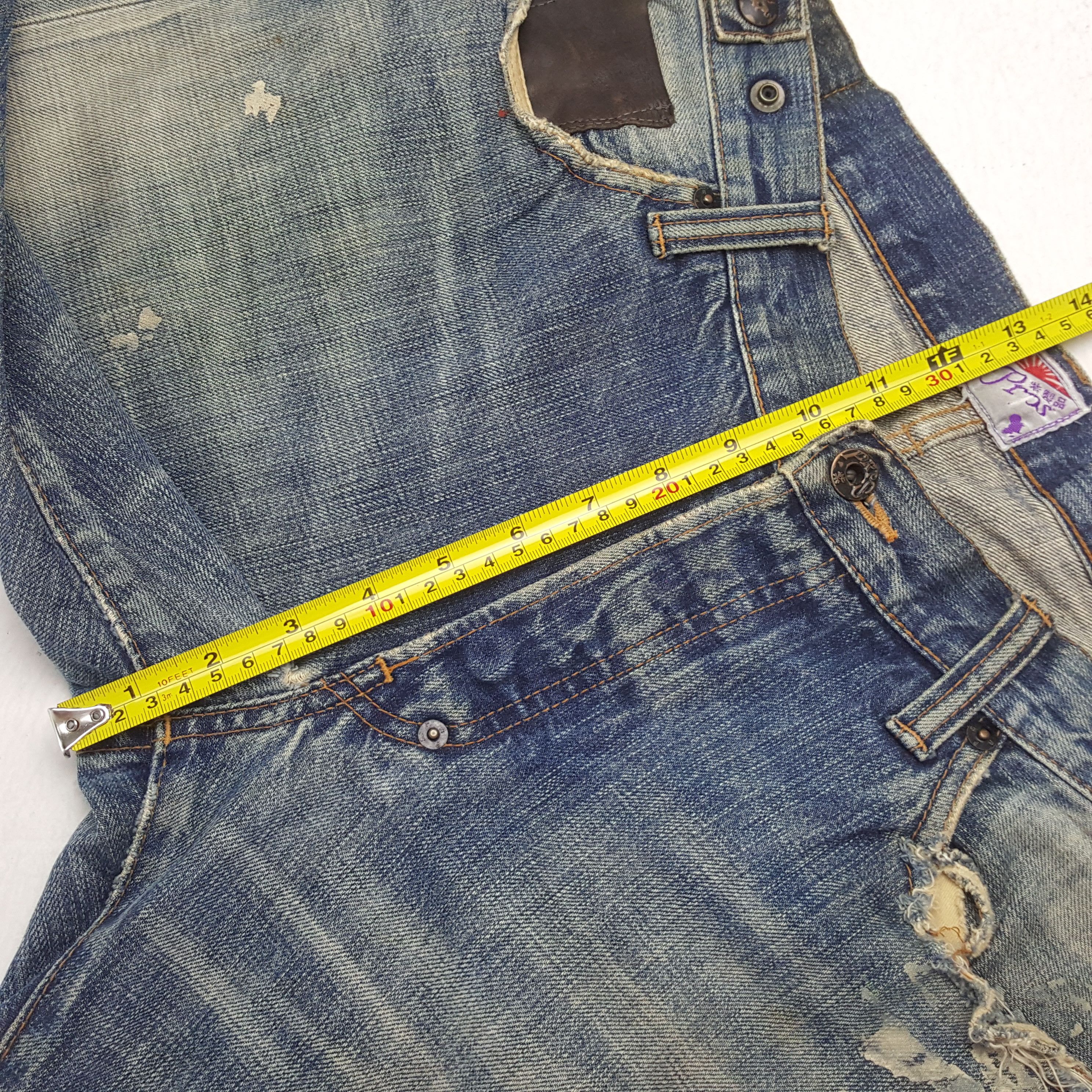Prps Prps Fashion Streetwear Distressed Jeans RR9 Size US 35 - 8 Thumbnail