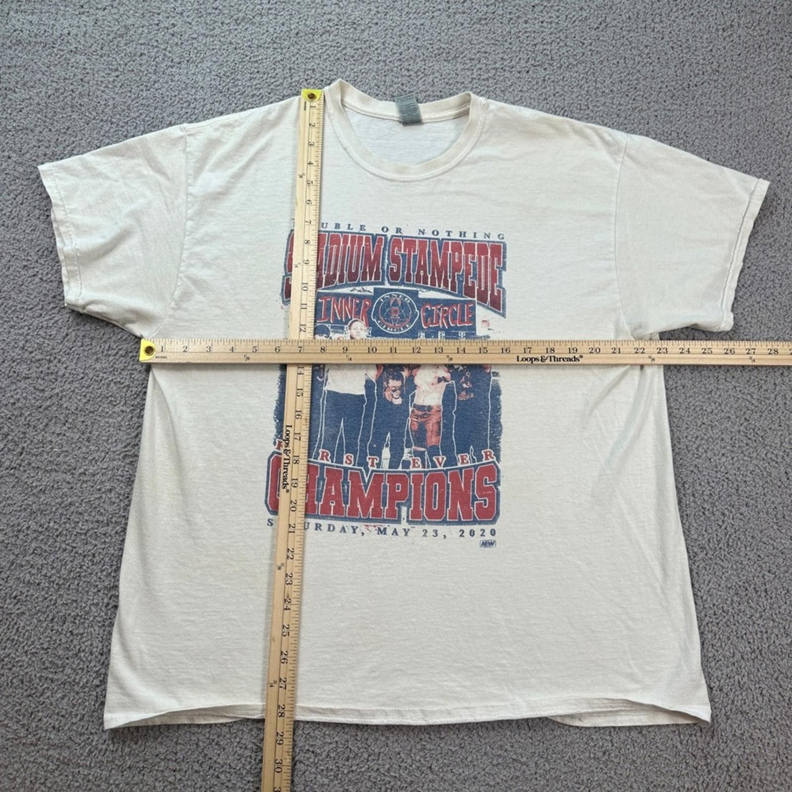 Other AEW Inner Circle Stadium Stampede T Shirt Mens XL Official Size US XL / EU 56 / 4 - 3 Thumbnail