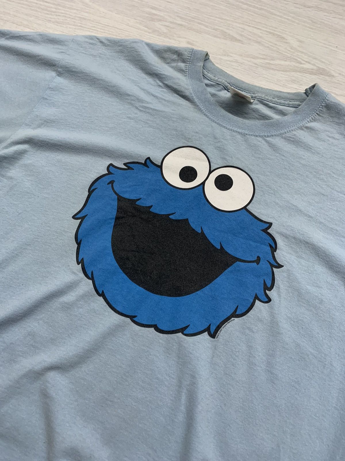 Fruit Of The Loom × Vintage Cookie Monster vintage t-shirt 2007 Size US L / EU 52-54 / 3 - 3 Thumbnail