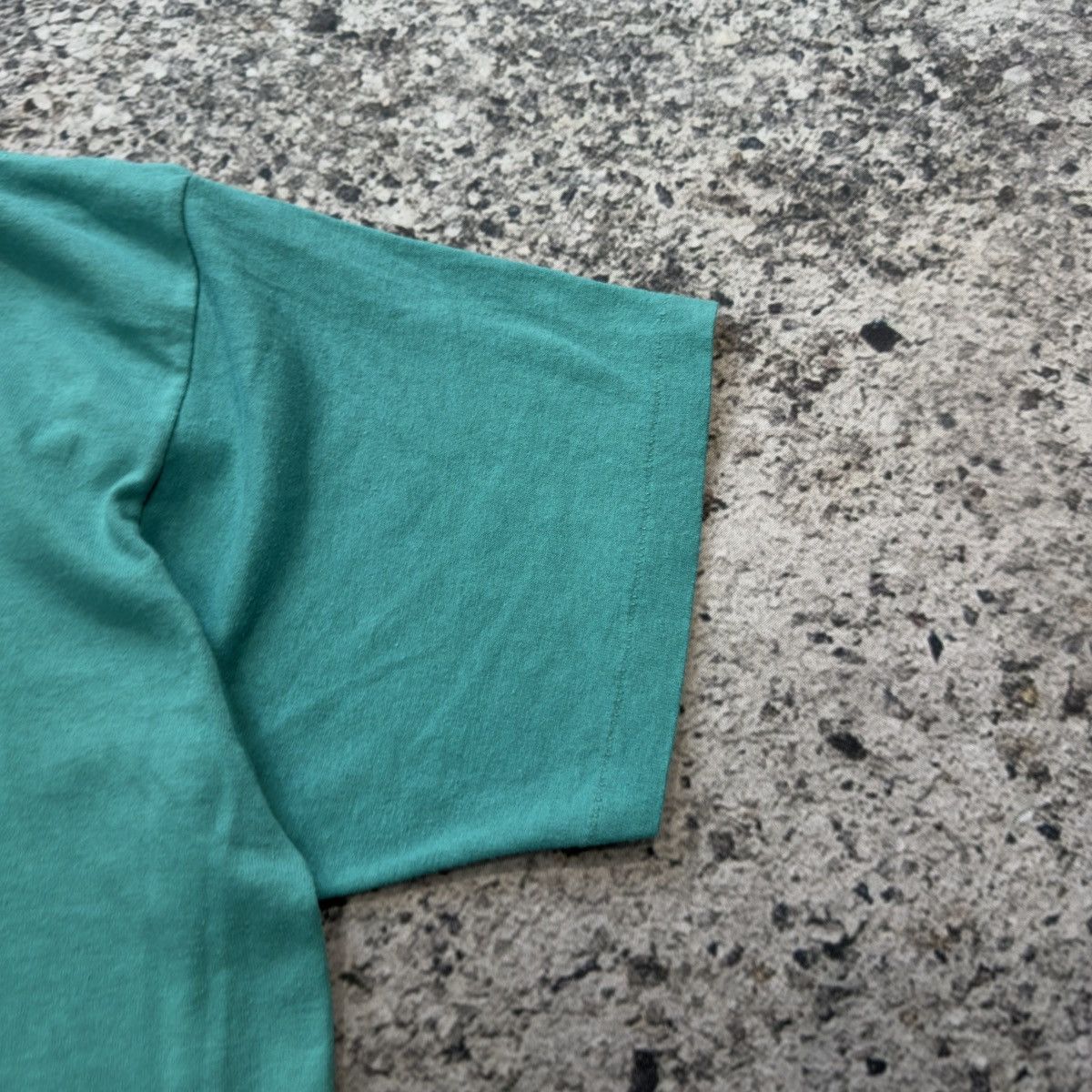 Vintage 90s Teal Pocket Shirt Made In USA Paper Thin ERD Grunge Size US XL / EU 56 / 4 - 5 Thumbnail