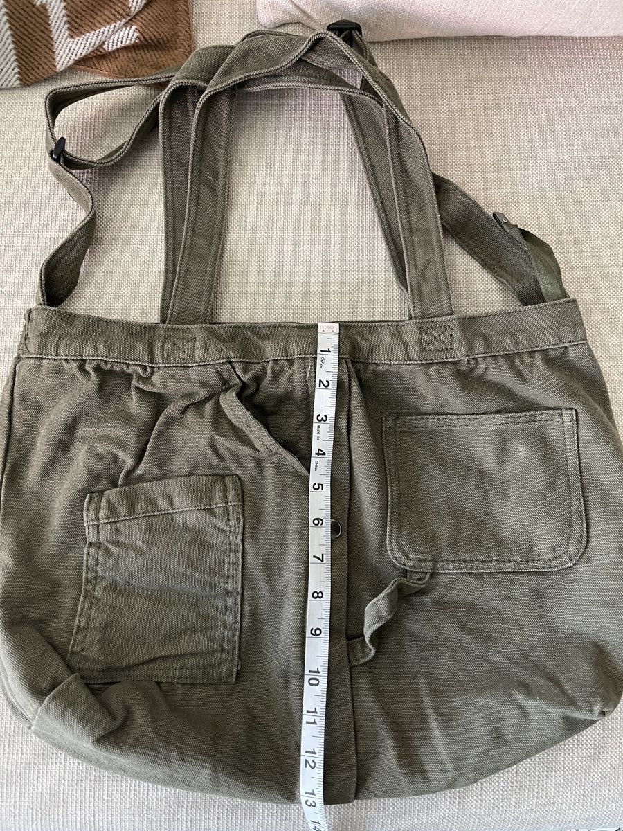 Japanese Brand × Vintage STEAL! Vintage Japan Military Green Crossbody Shoulder Bag Size ONE SIZE - 6 Thumbnail
