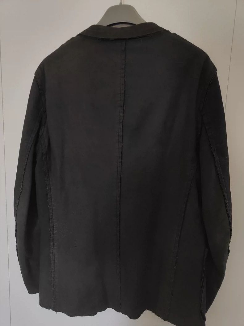 Comme des Garcons Comme des Garcons Cow leather torn coat Size US M / EU 48-50 / 2 - 2 Thumbnail