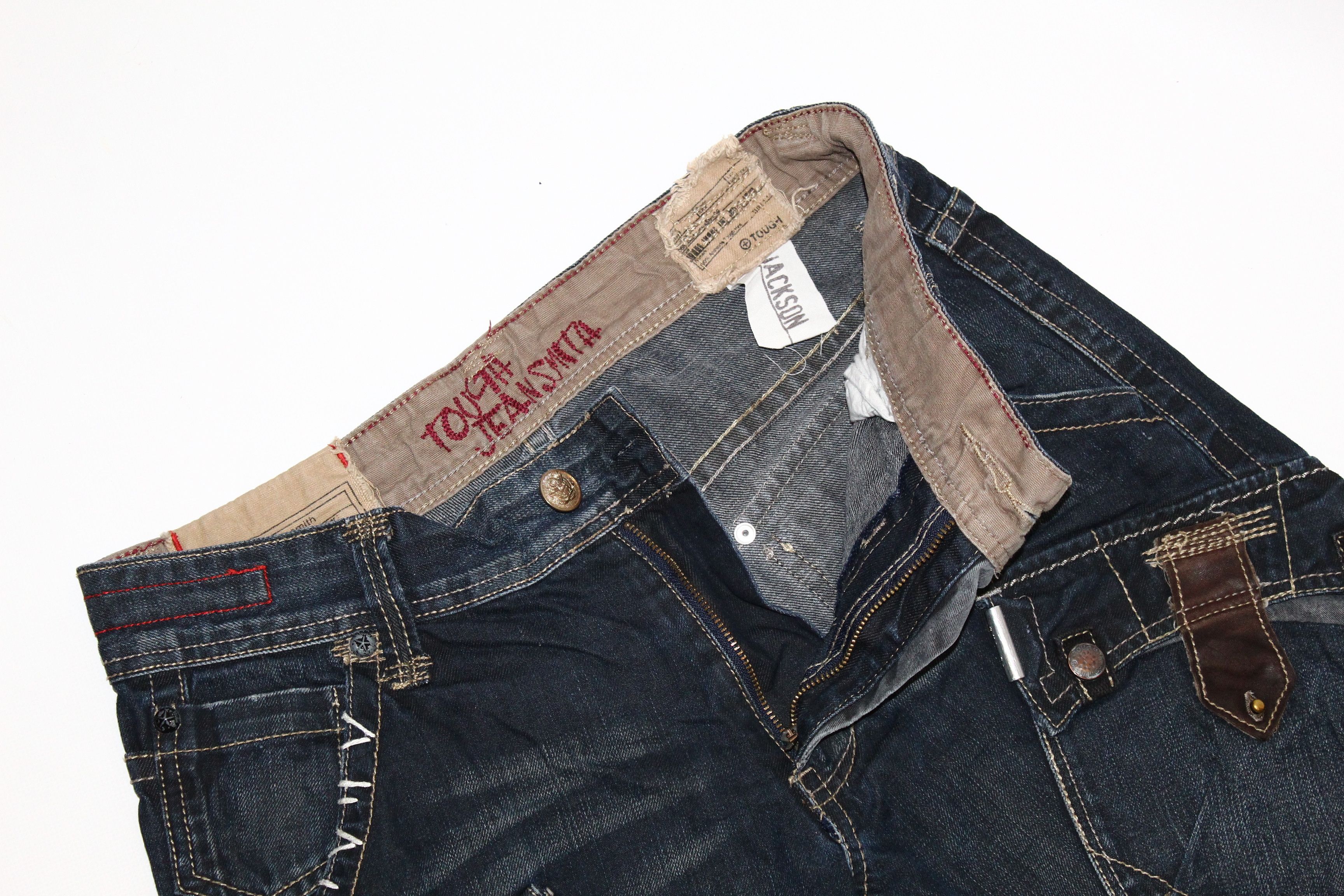 If Six Was Nine 💥Tough JeanSmith Jackson Cargo Pockets Arc Jeans Size US 33 - 5 Thumbnail