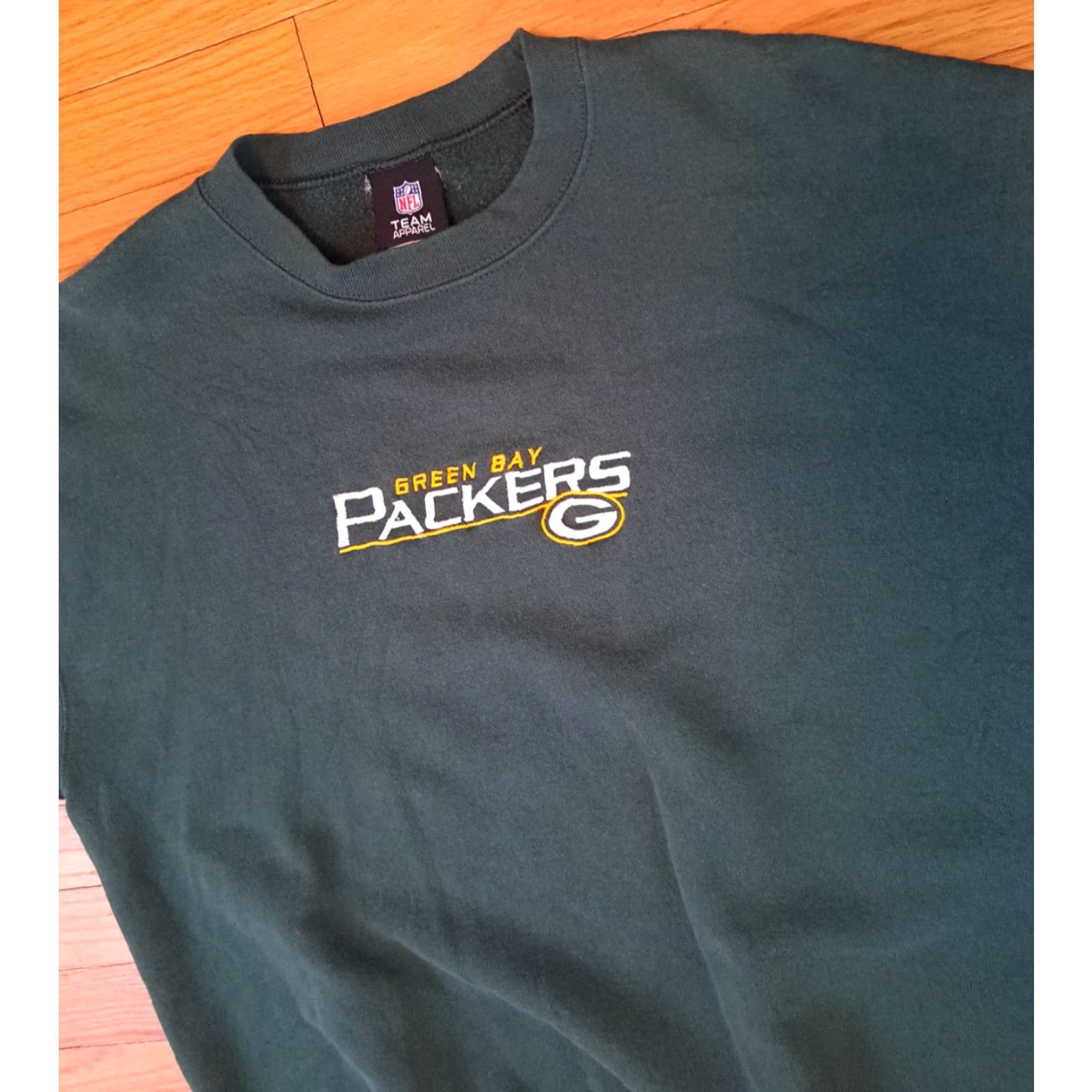 NFL Green Bay Packers NFL Sweatshirt Unisex Adults XL Green Embroidered Crew Neck Long Sleeve Pullover Football 25in NFL Team Size US XL / EU 56 / 4 - 2 Thumbnail