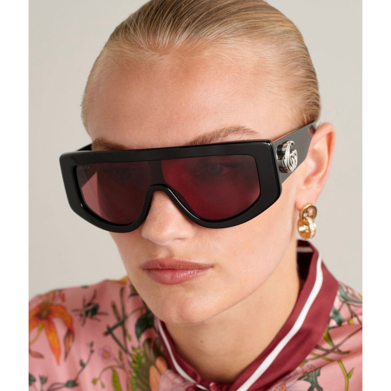 Gucci Gucci NEW Gucci GG1950S-002 SHIELD(GG1950S-002-FR) Size ONE SIZE - 2 Thumbnail