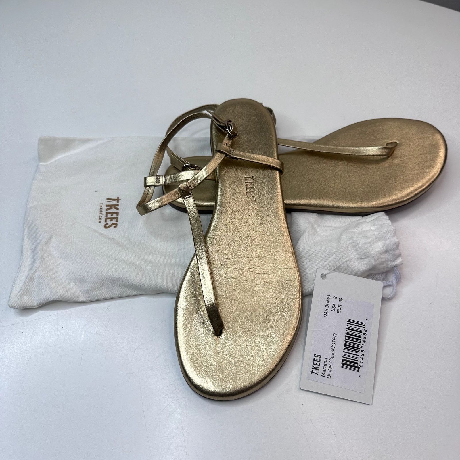 Other TKEES Women's Mariana Blink Leather Sandals 8 Size US 8 / IT 38 - 6 Thumbnail