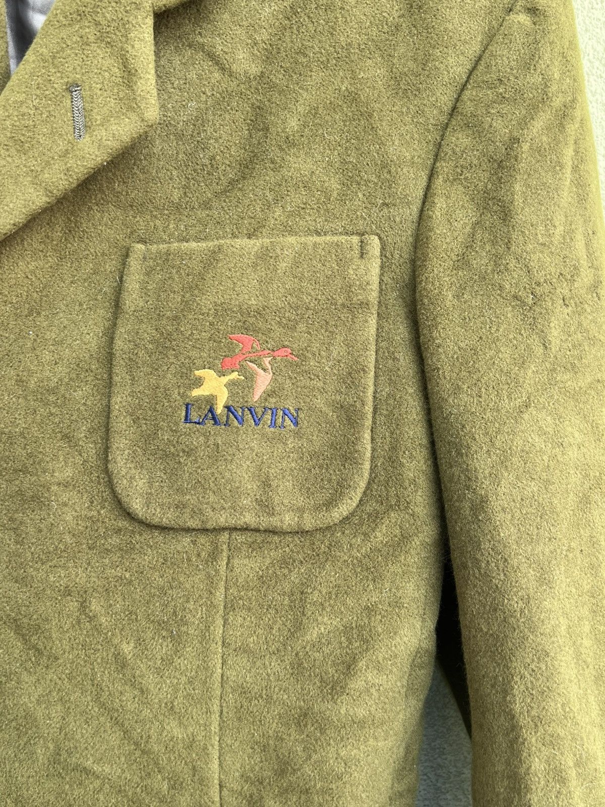 Lanvin Lanvin Vintage green wool blazer. Size 44L - 8 Thumbnail