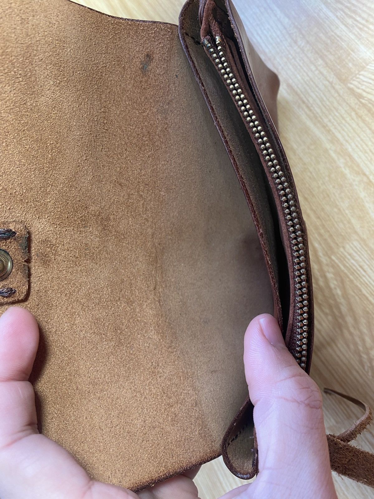Leather × Vintage Elegant Leather Long Wallet Size ONE SIZE - 9 Thumbnail