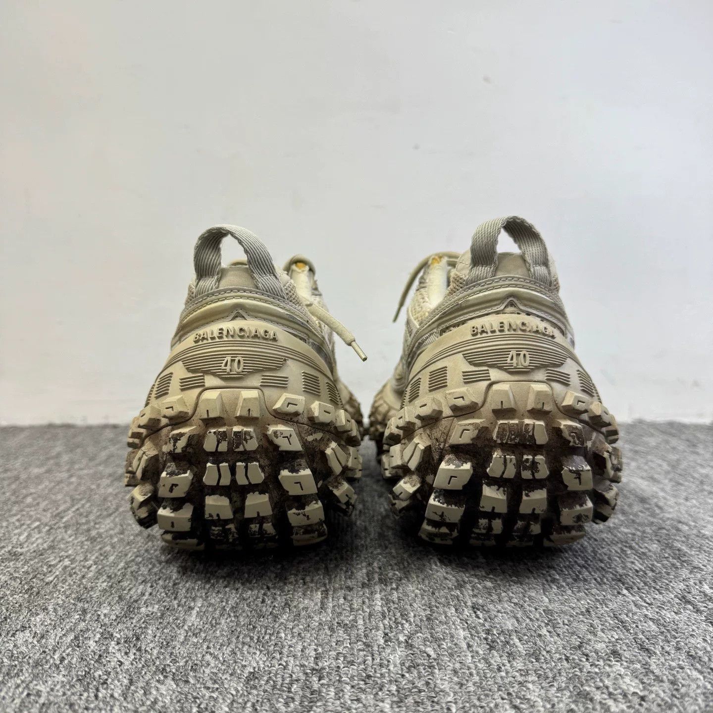Balenciaga balenciaga mud-dyed distressed tire shoes. Size US 7 / EU 40 - 3 Thumbnail