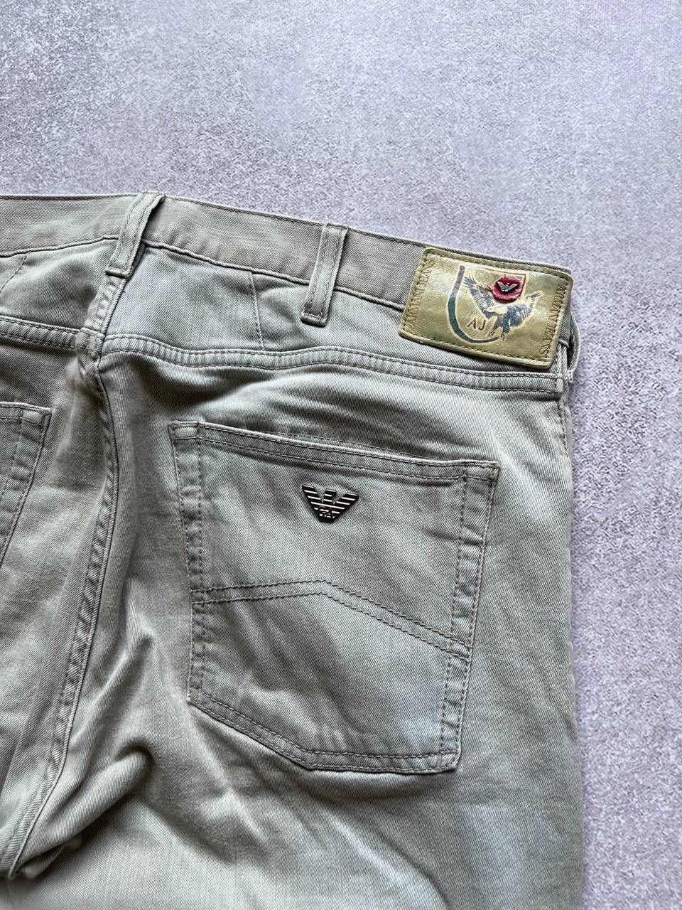 Emporio Armani Vintage Emporio Armani Jungle Circle Jeans Baggy 38 Size US 38 / EU 54 - 2 Thumbnail
