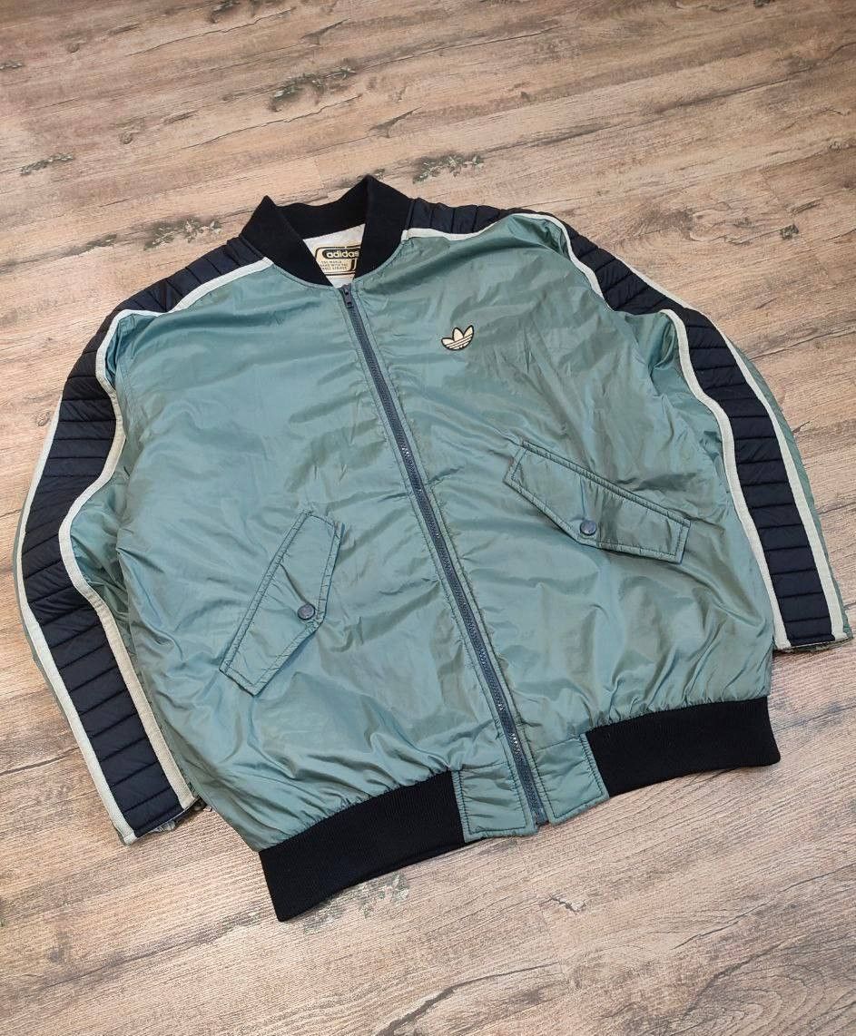 Adidas Vintage ADIDAS Descente 80s bomber jacket Size US L / EU 52-54 / 3 - 2 Thumbnail