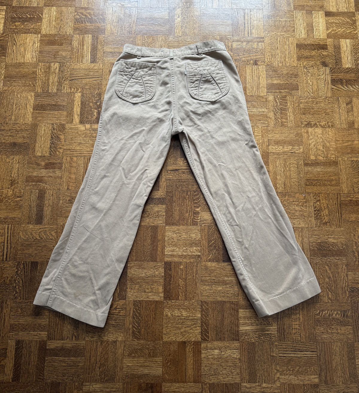 Levi's Vintage 70s Levi's Khaki Pants Size US 32 / EU 48 - 2 Thumbnail