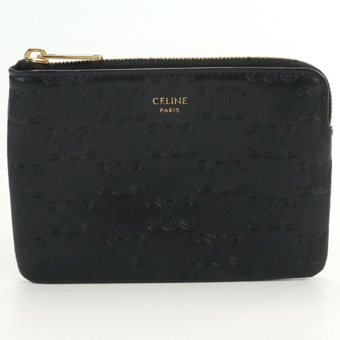 Celine CELINE Coin & Card Case Purse Leather Women's Grailed