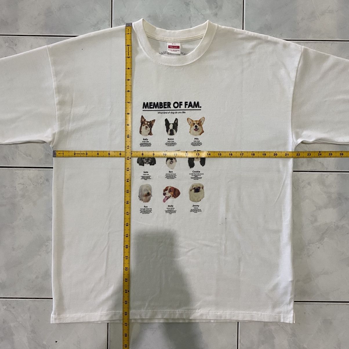 Japanese Brand Niko and … Member Of Fam Doglover Family Longsleeve Tshirt Size US M / EU 48-50 / 2 - 18 Thumbnail