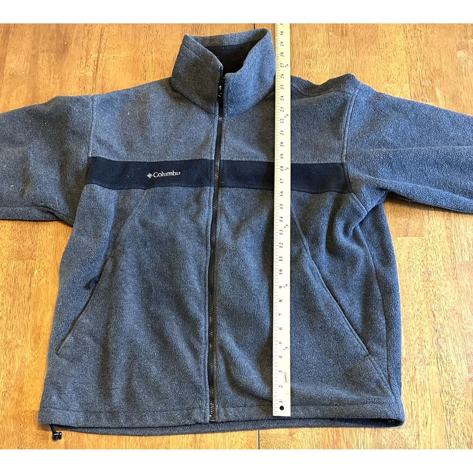 Vintage Columbia Core Interchange Fleece Jacket L Large Men Jacket Full Zip Gray Size US L / EU 52-54 / 3 - 5 Thumbnail