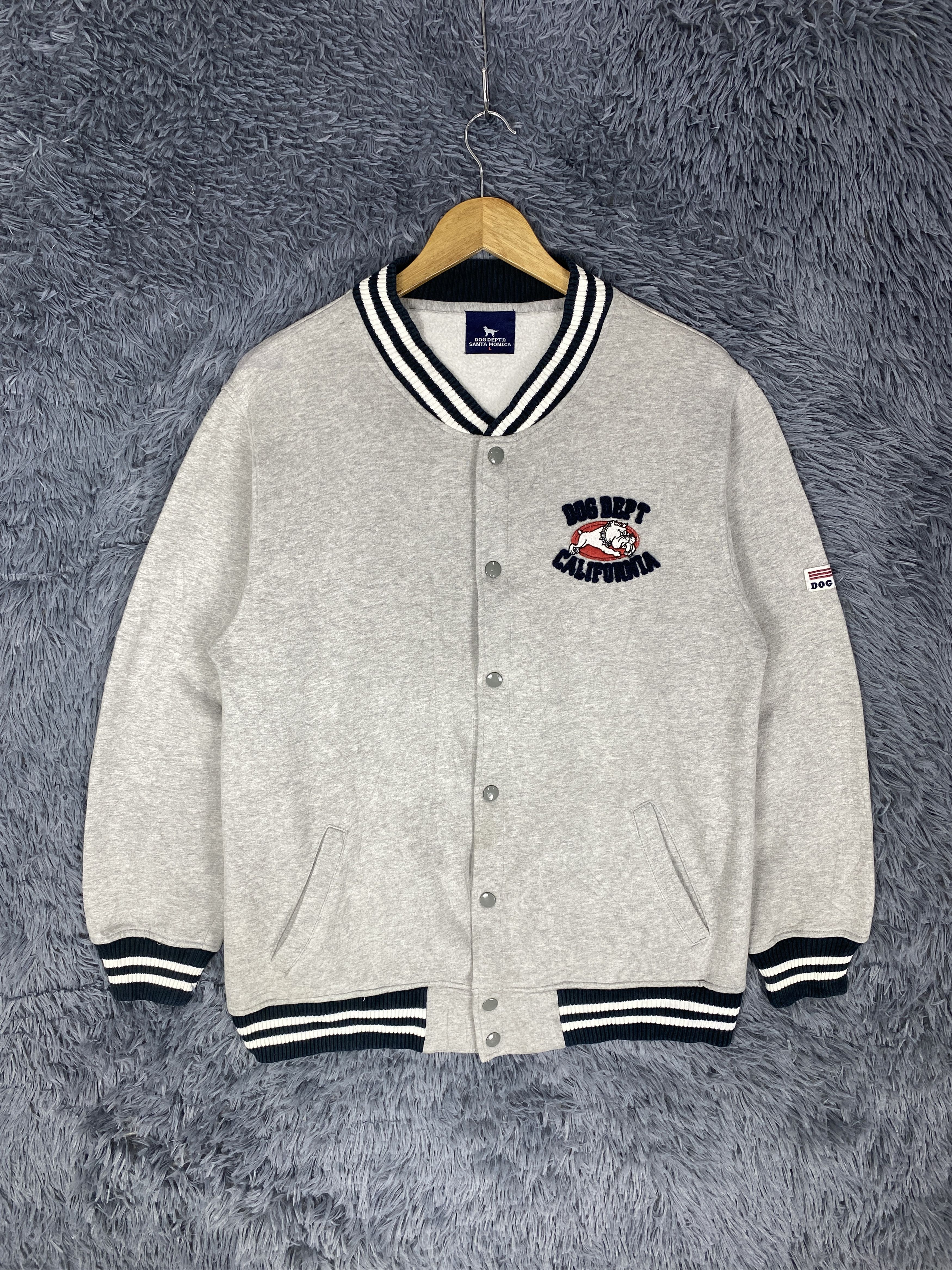 Japanese Brand Vintage Dog Dept Santa Monica Varsity Jacket Size US L / EU 52-54 / 3 - 1 Thumbnail
