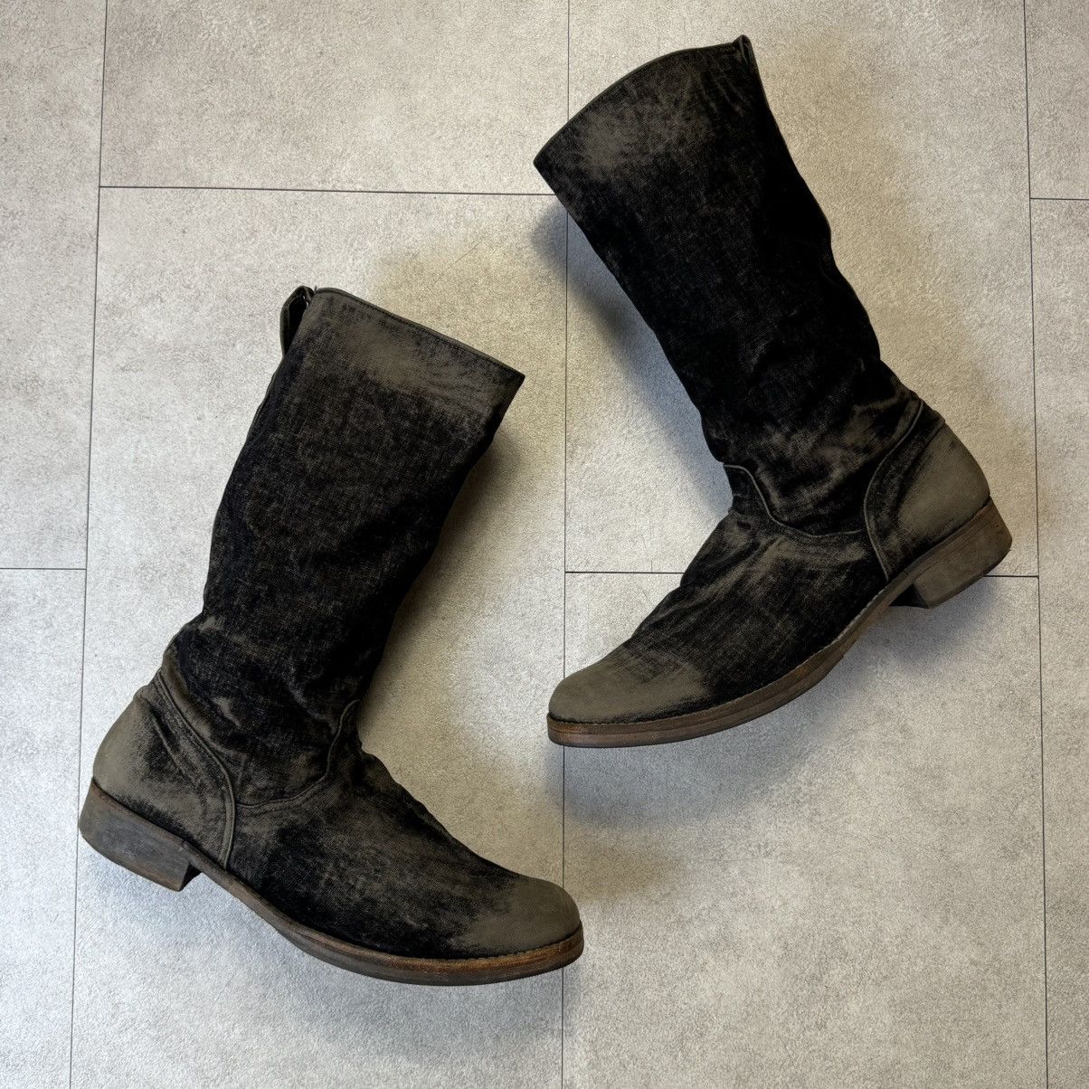 Jun Takahashi × Undercover Undercover but beautiful Denim Boots