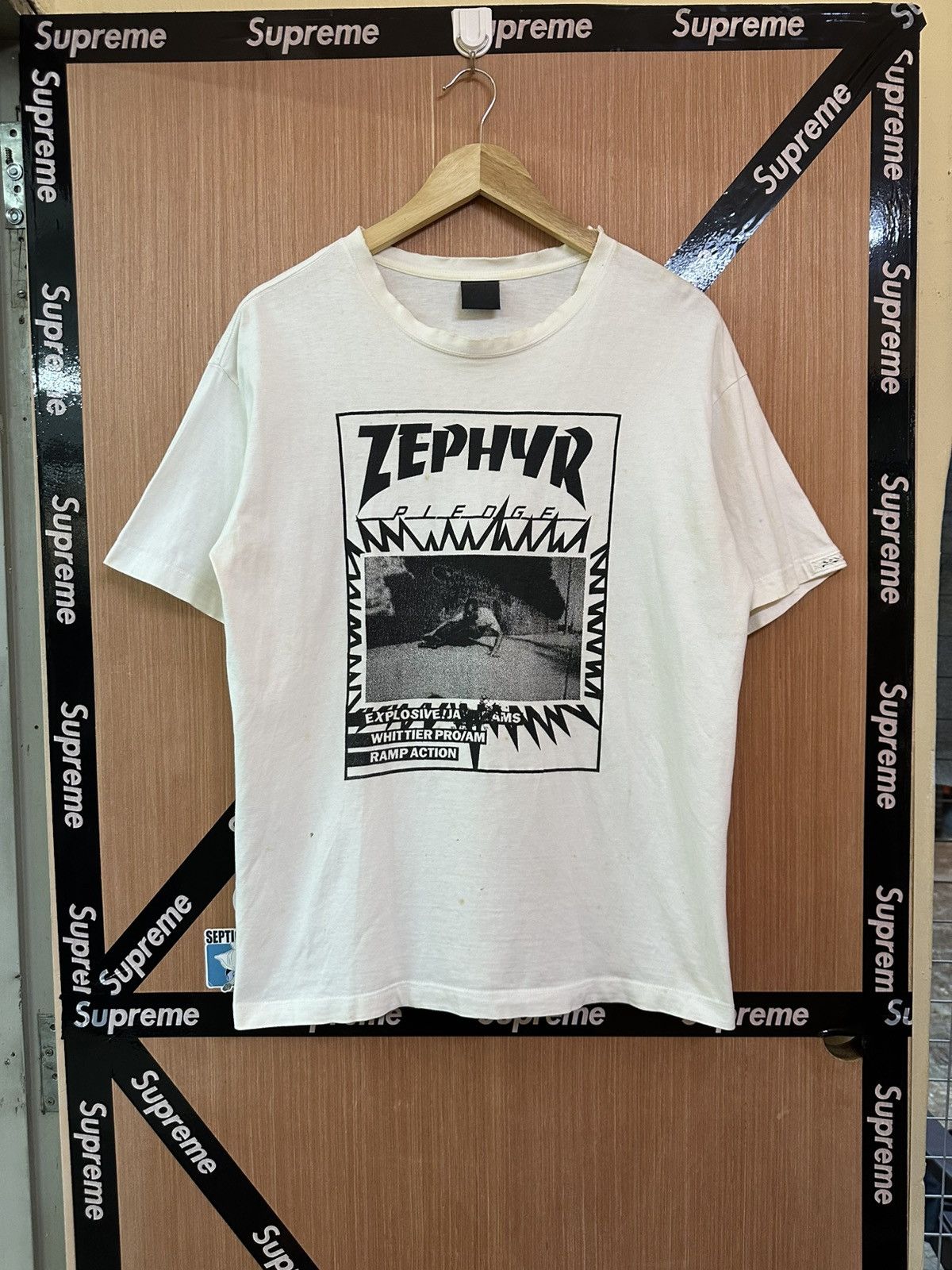 Zephyr Vintage Zephyr Skateboard " Jay Adams " August 1982 Poster T Size US L / EU 52-54 / 3 - 1 Thumbnail