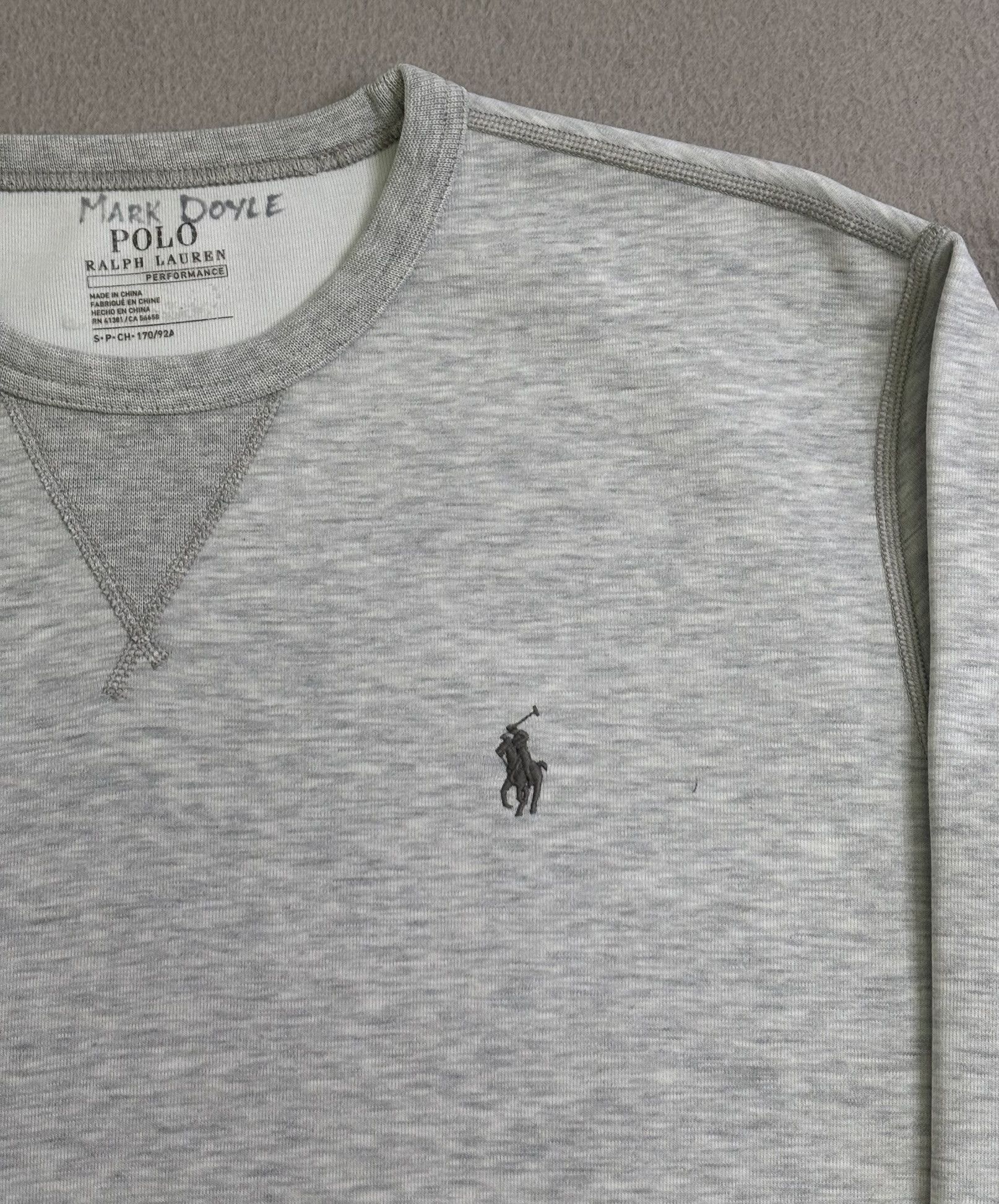 Polo Ralph Lauren Polo Ralph Lauren gray sweatshirt small Size US S / EU 44-46 / 1 - 6 Thumbnail