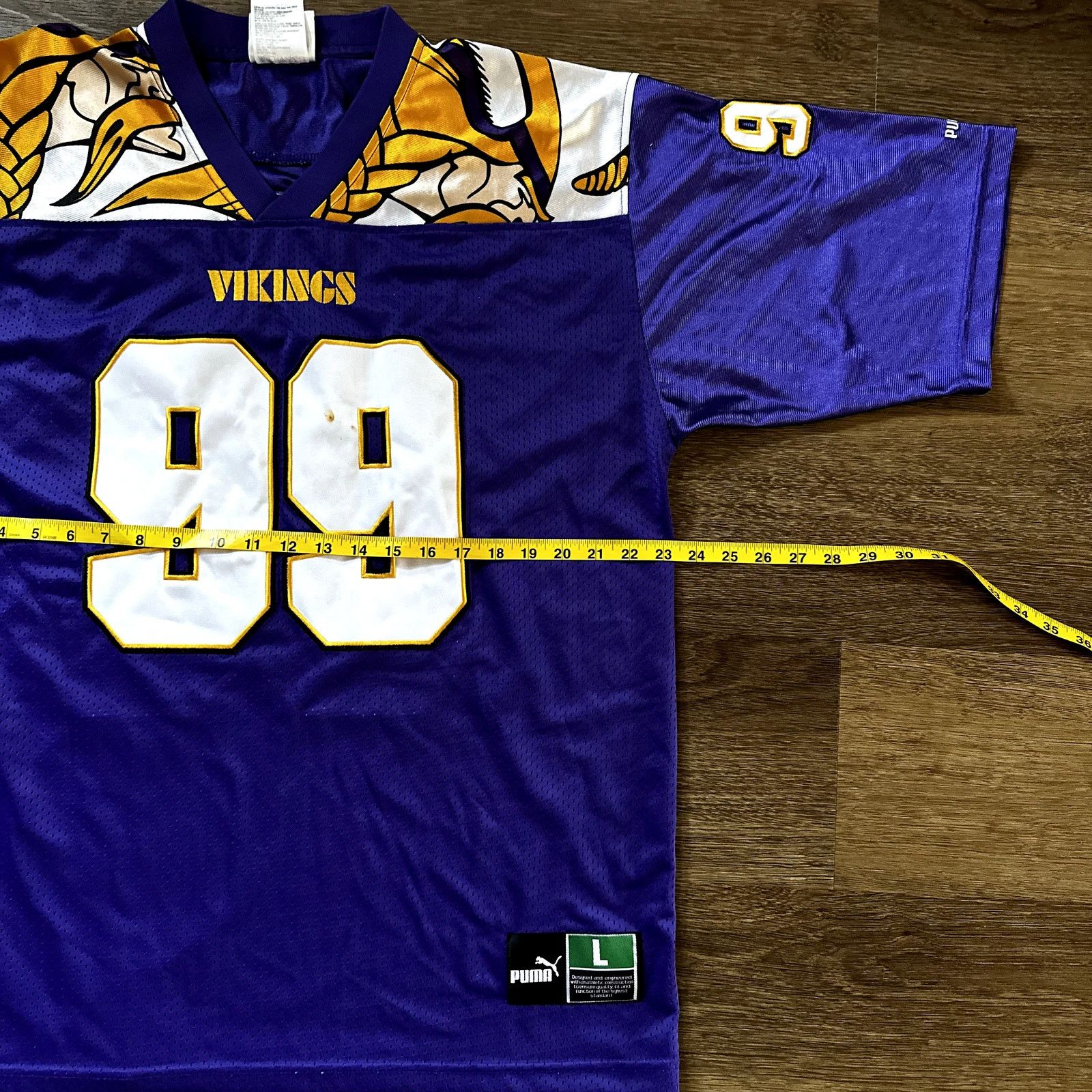 Puma Vintage Minnesota Vikings #99 Jersey Size US L / EU 52-54 / 3 - 4 Thumbnail