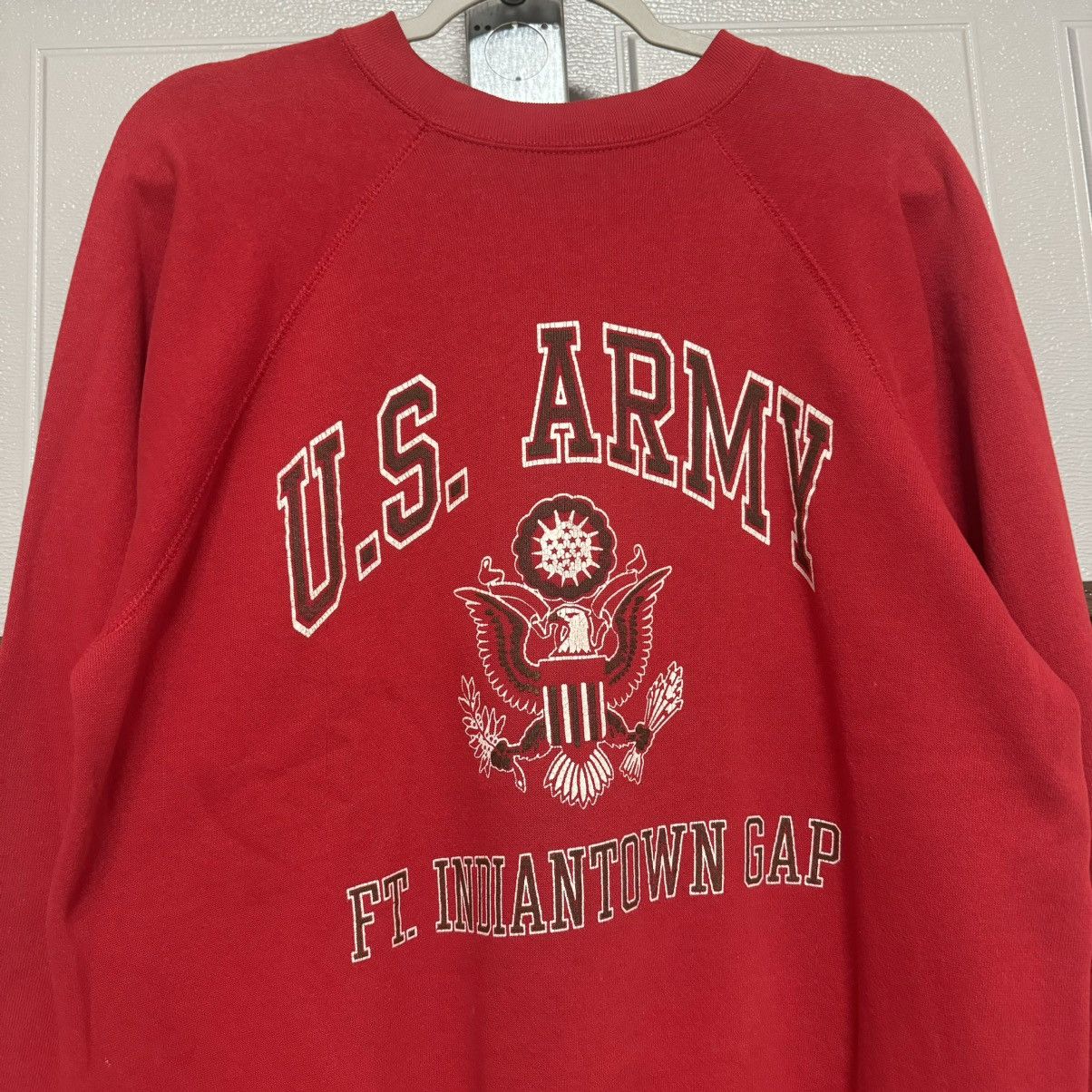 Vintage Vintage 80s Military Army USA Crewneck Ft Indiantown Gap L Size US L / EU 52-54 / 3 - 3 Thumbnail