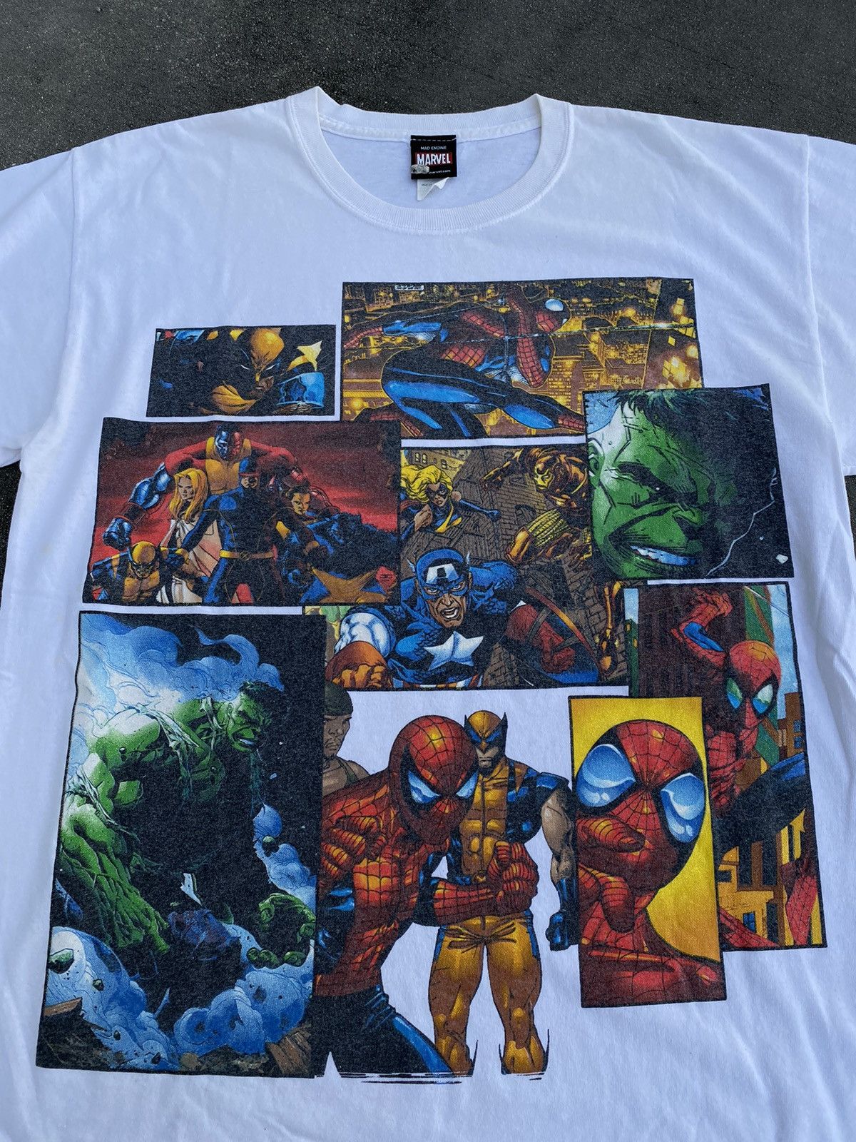 Marvel Comics × Vintage Vintage Rare Marvel Spiderman Wolverine X-Men Avengers Size US L / EU 52-54 / 3 - 9 Thumbnail