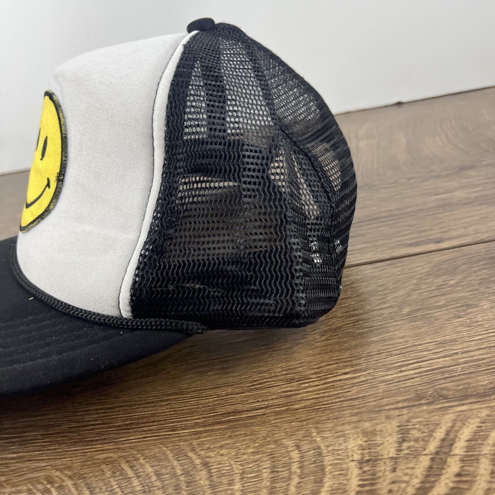 Other Smiley Face Snapback Hat Smile White Hat Adjustable Adult Si Size ONE SIZE - 7 Thumbnail