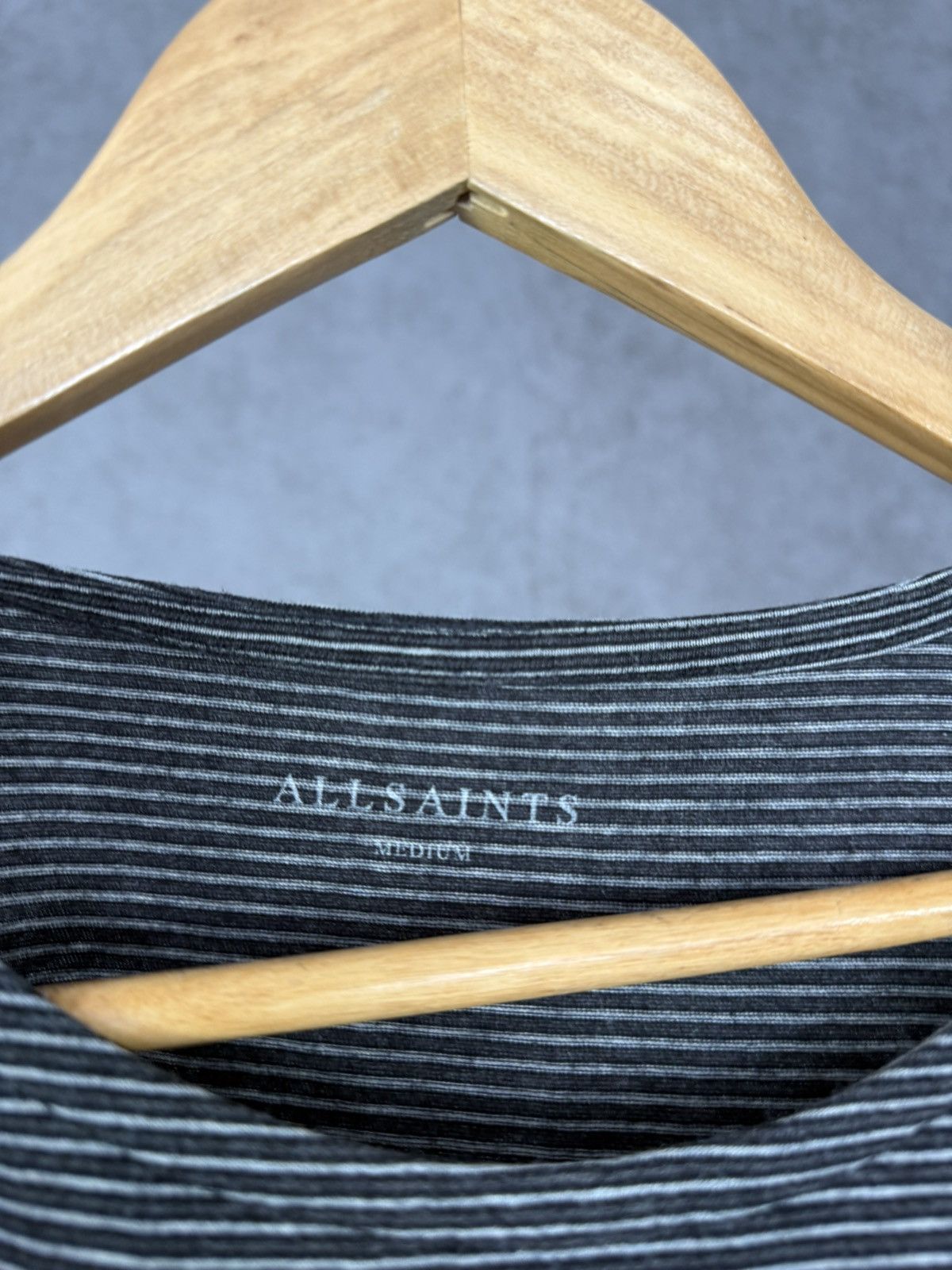 Allsaints × Designer Allsaints designer logo striped tee Size US M / EU 48-50 / 2 - 3 Thumbnail