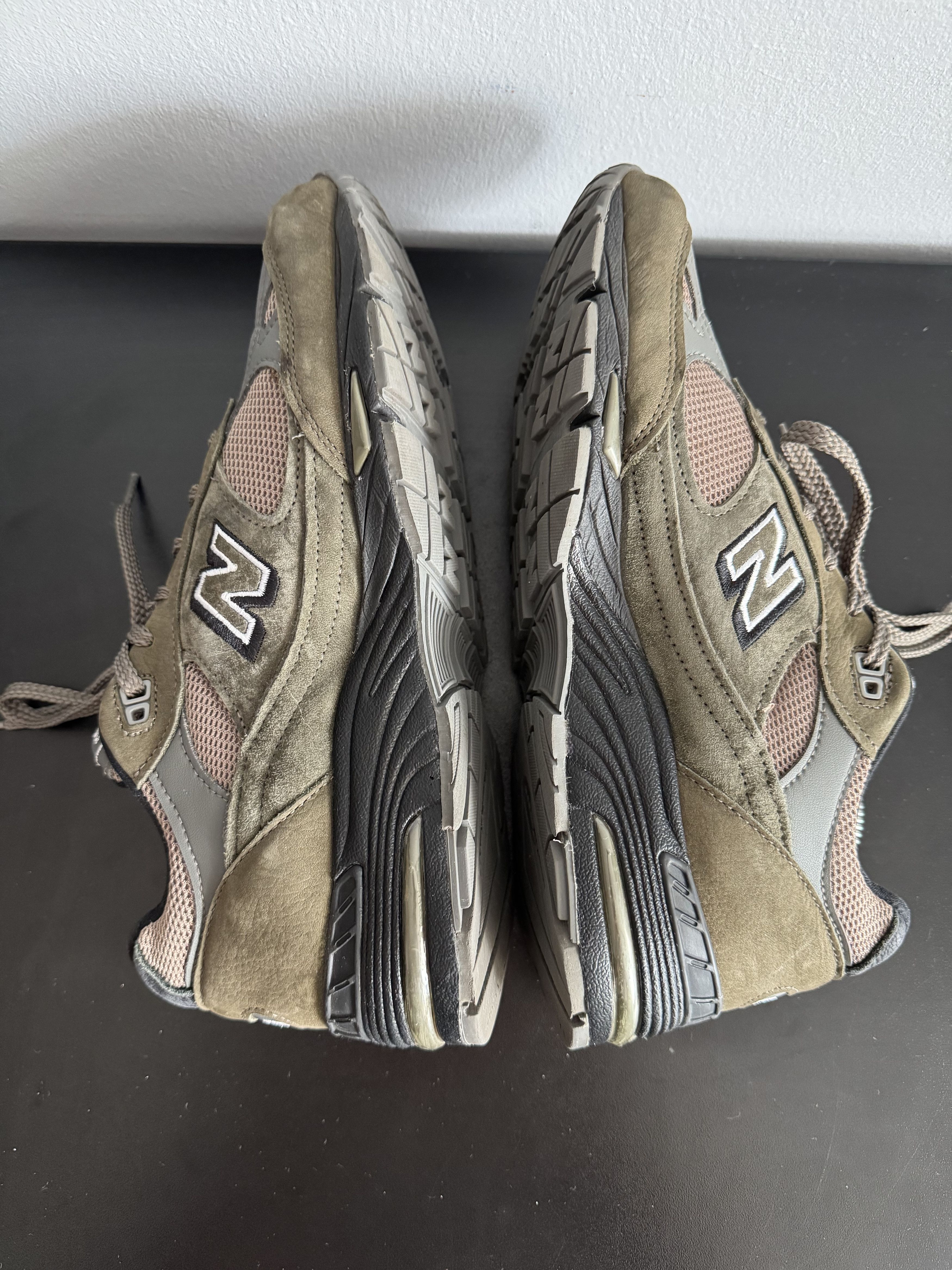 New Balance New Balance 991 Made in England Tan Green Olive 990 993 UK Size US 9 / EU 42 - 6 Thumbnail