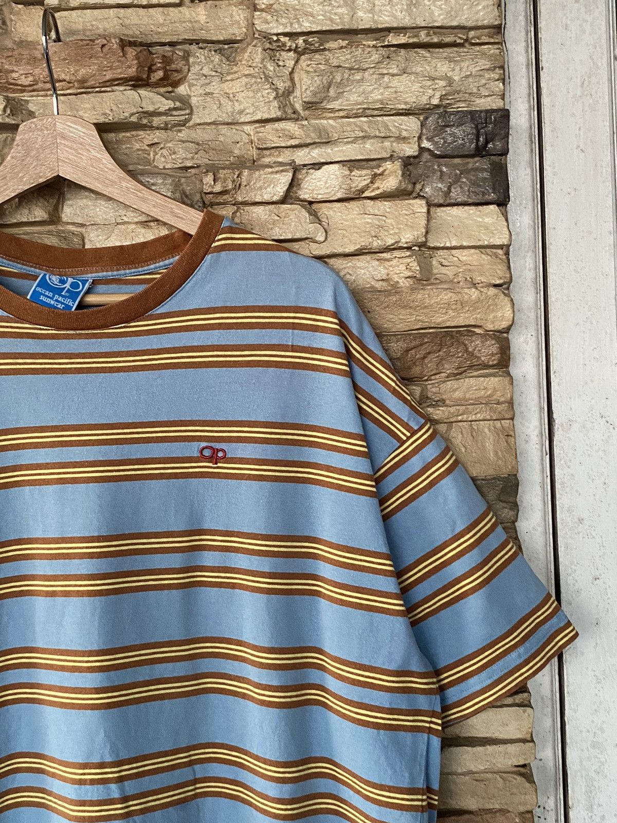 Vintage Vintage Ocean Pacific Stripes Surfing Tees Size US XL / EU 56 / 4 - 2 Thumbnail