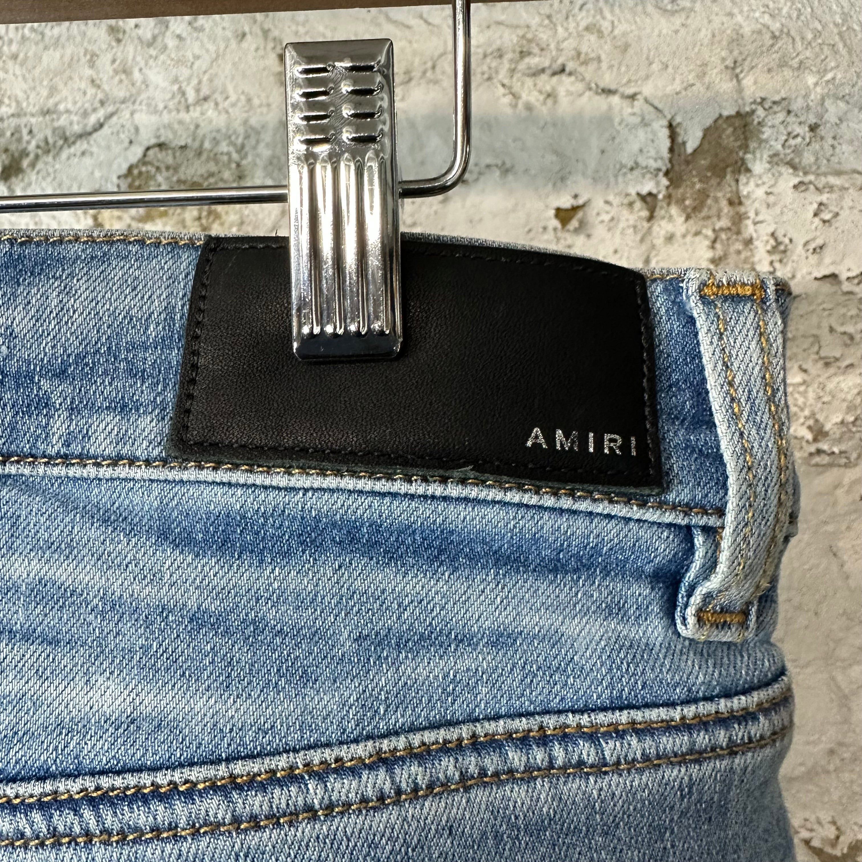 Amiri Amiri Plain Blue Shotgun Denim Jeans Sz 32 Size US 32 / EU 48 - 4 Thumbnail