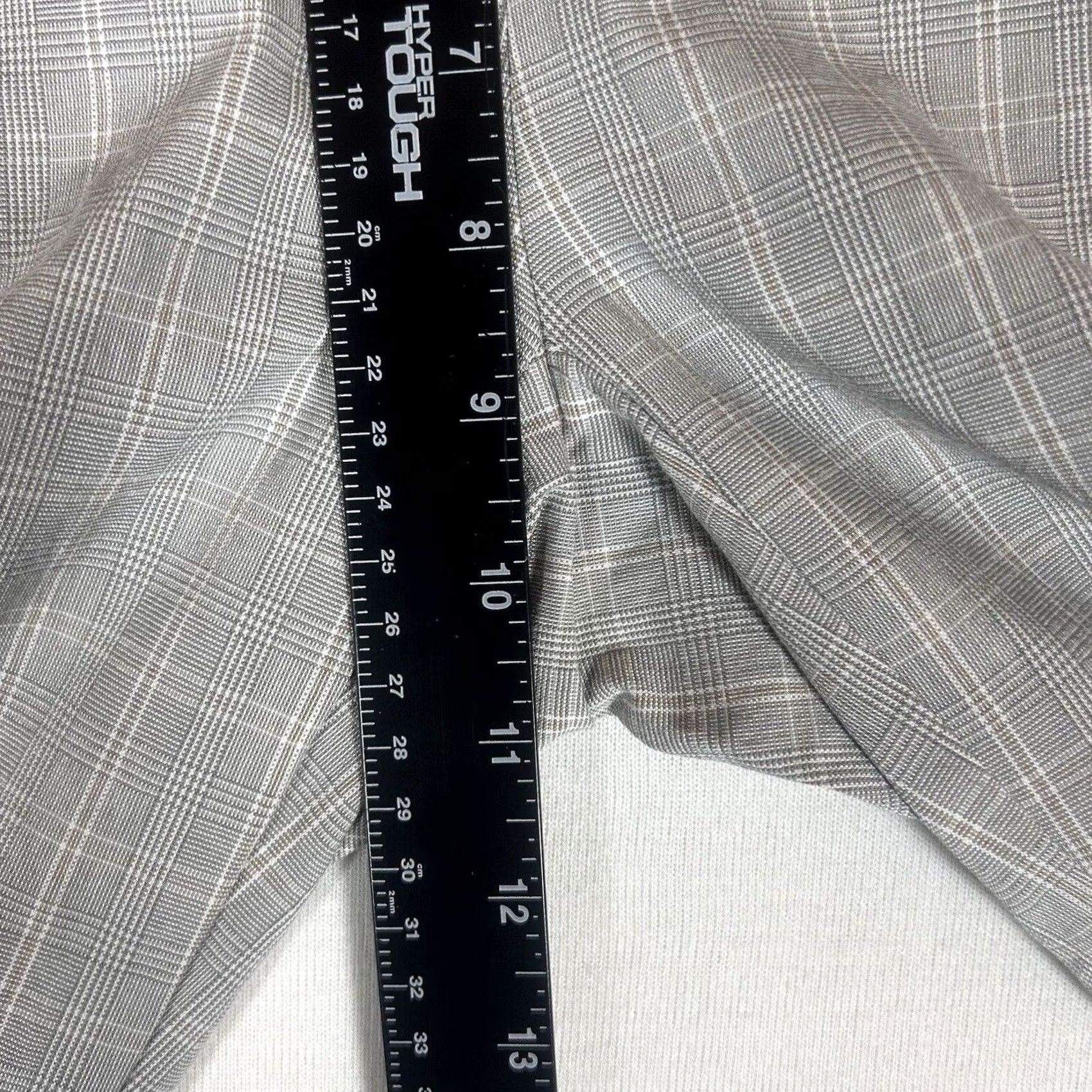 Van Heusen Van Heusen Capris Pants Womens 2 Plaid Mid Rise Pull On Stretch Knit Nylon Rayon Spandex Slim Pockets Ready-to-Wear Size 26" / US 2 / IT 38 - 6 Thumbnail