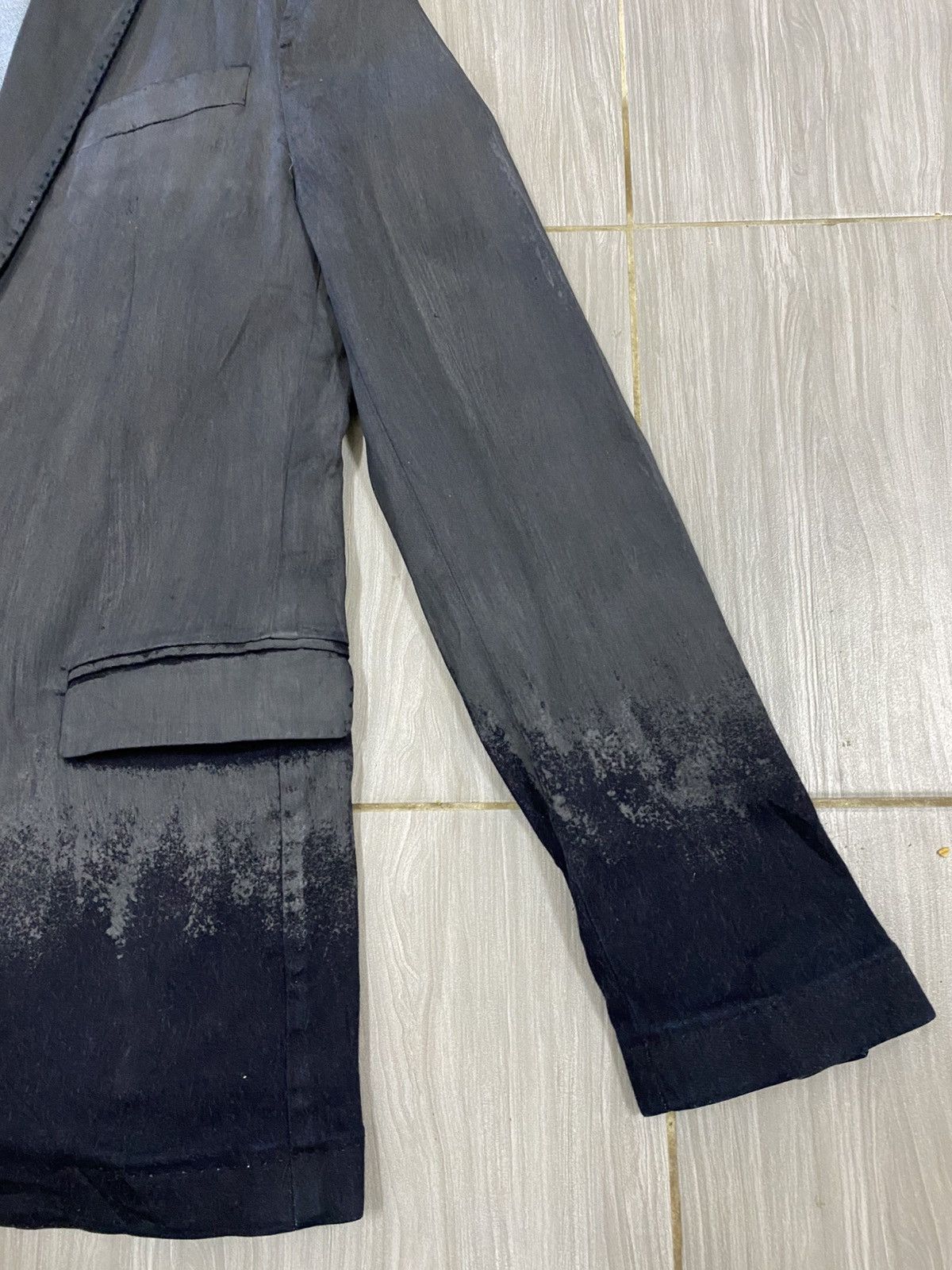 Diesel Diesel Cupro Gradient – Avant Garde Dip Dye Tailored Jacket Size US S / EU 44-46 / 1 - 9 Thumbnail