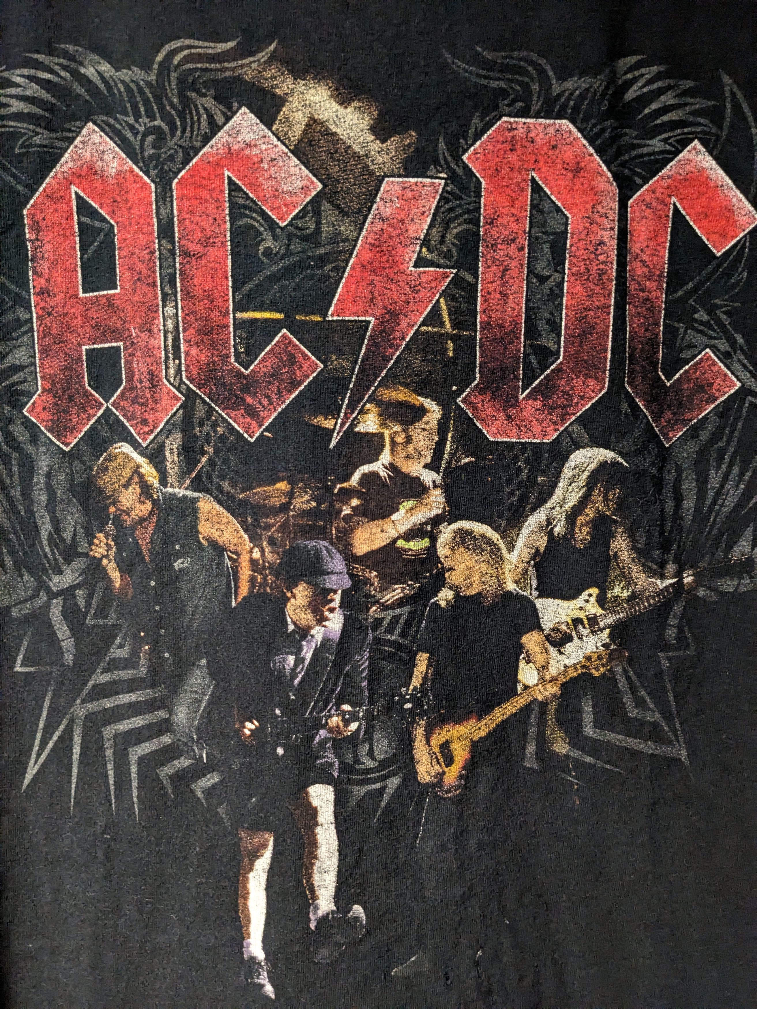 AC/DC × Vintage Vintage 2009 ACDC Black Ice Tour Black 3X-Large T-Shirt Size US XXL / EU 58 / 5 - 2 Thumbnail