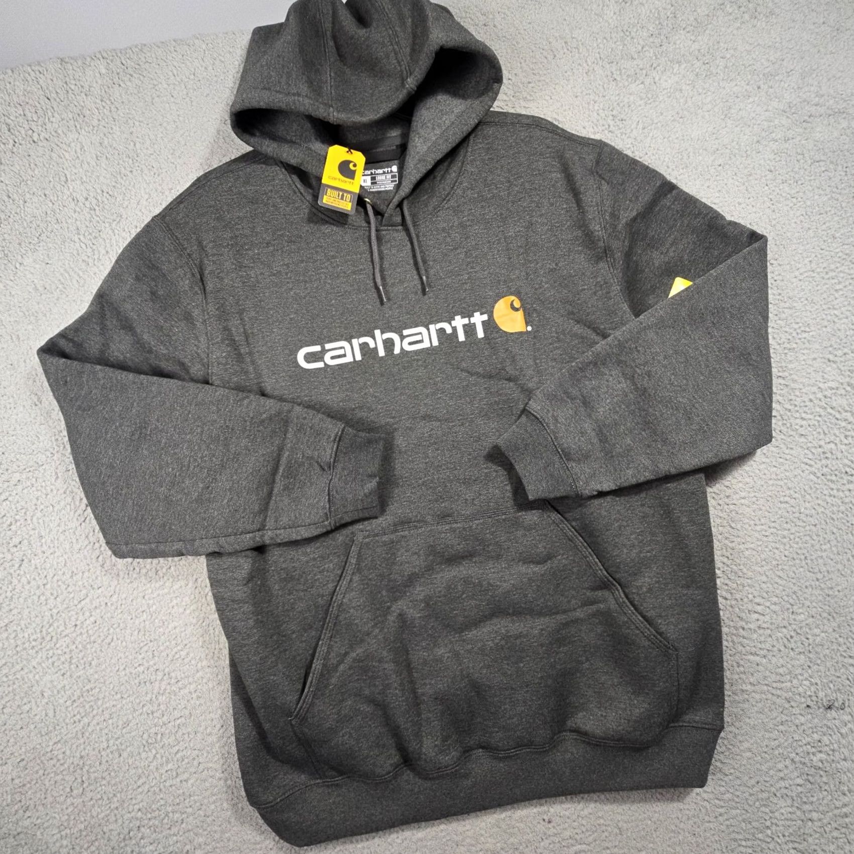 Carhartt Carhartt Hoodie Mens XL Gray Fleece Sweatshirt Outdoor Sweater Extra Large NWT Size US XL / EU 56 / 4 - 5 Thumbnail