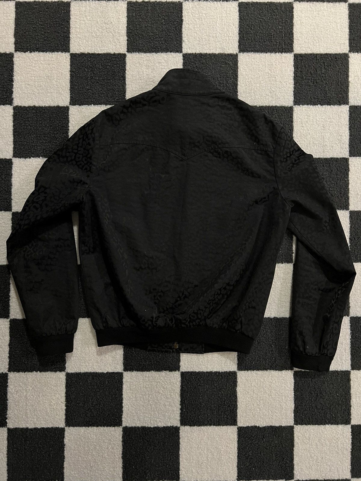 Hedi Slimane × Saint Laurent Paris Saint Laurent Paris Black Leopard Silk Jacket Size US S / EU 44-46 / 1 - 7 Thumbnail