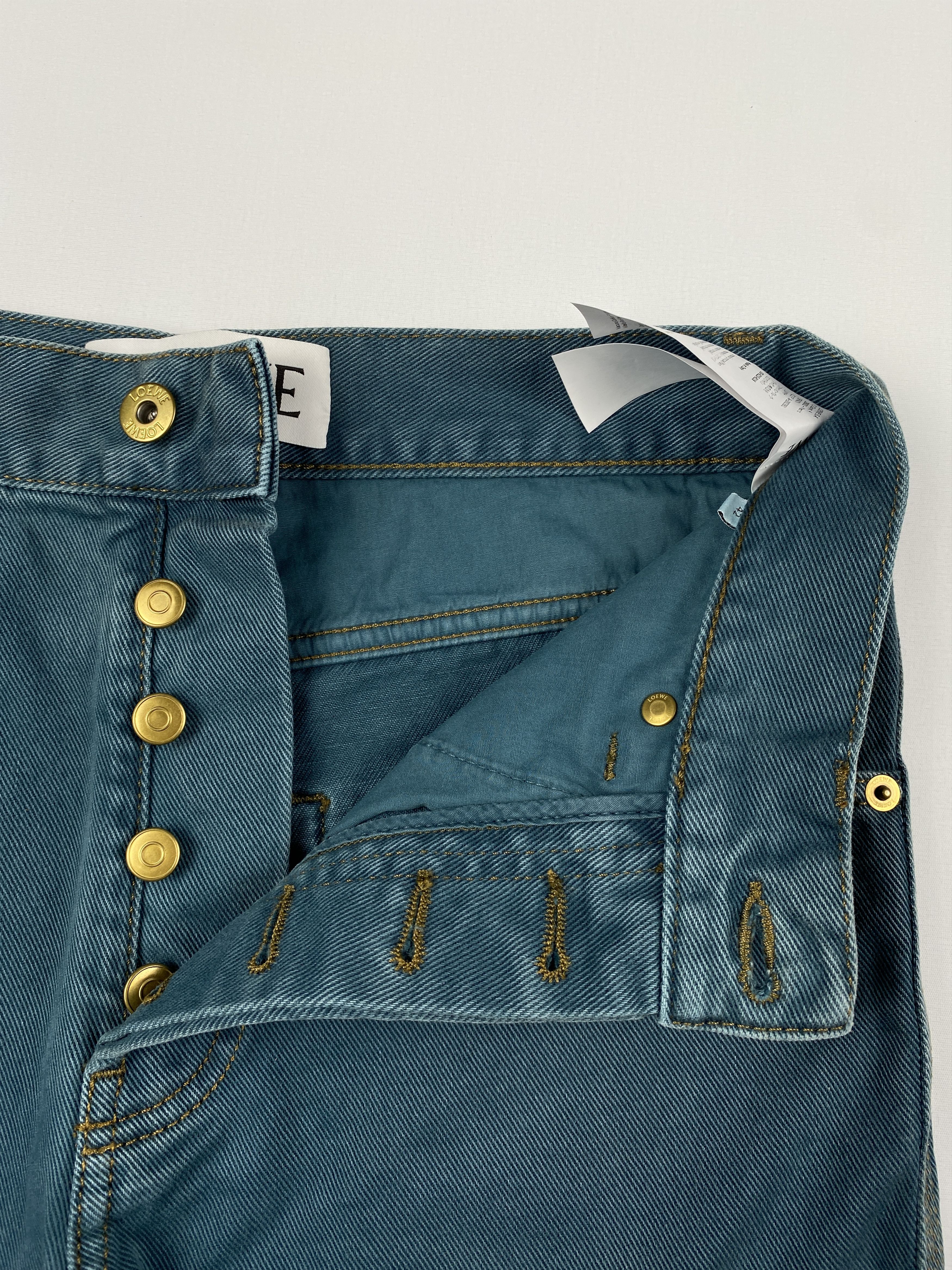 Loewe High Waist Straight Denim Size 28" / US 6 / IT 42 - 5 Thumbnail