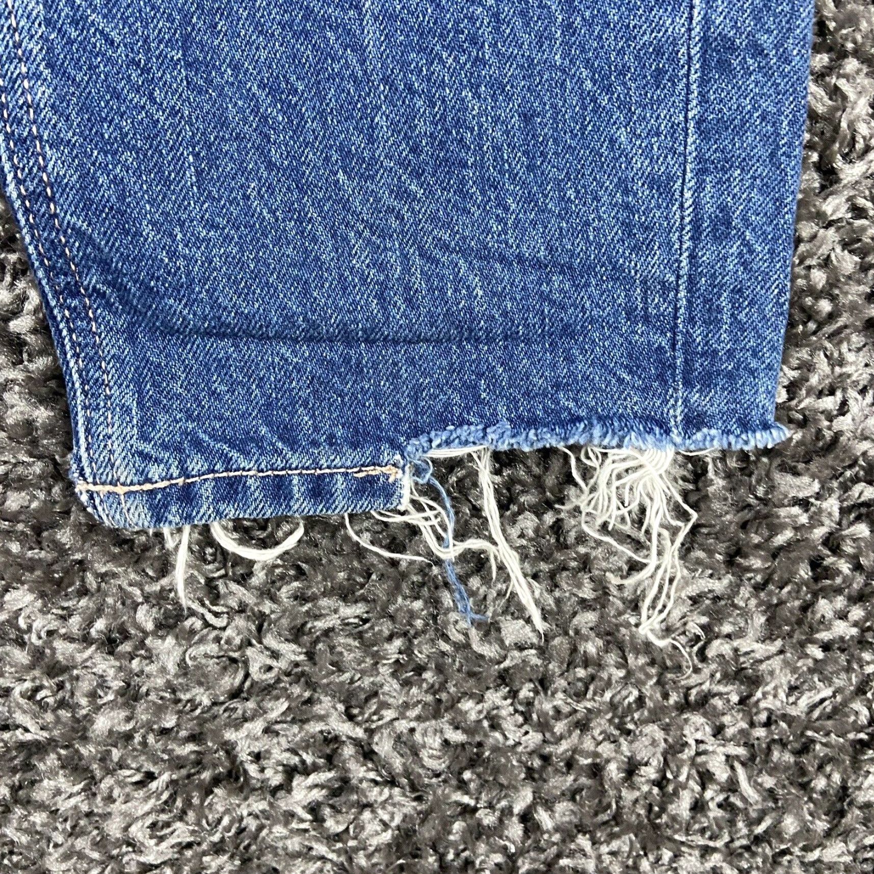 American Eagle Outfitters AMERICAN EAGLE Distressed Mom Jeans Women’s 0 Regular Blue Size 25" / US 0 / IT 36 - 2 Thumbnail