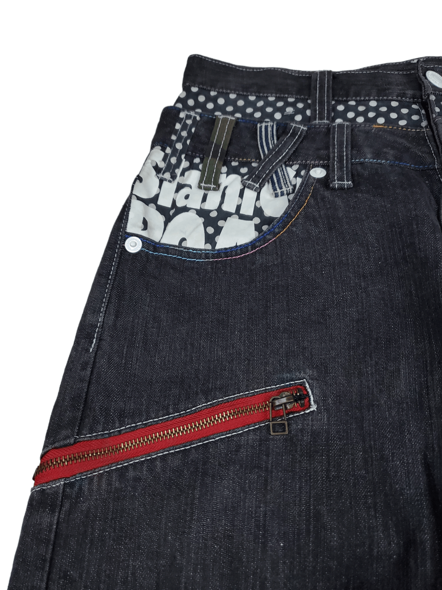 Vintage 🔥Vintage Denim Double Waist Slam City Board 🔥 Size US 31 - 9 Thumbnail