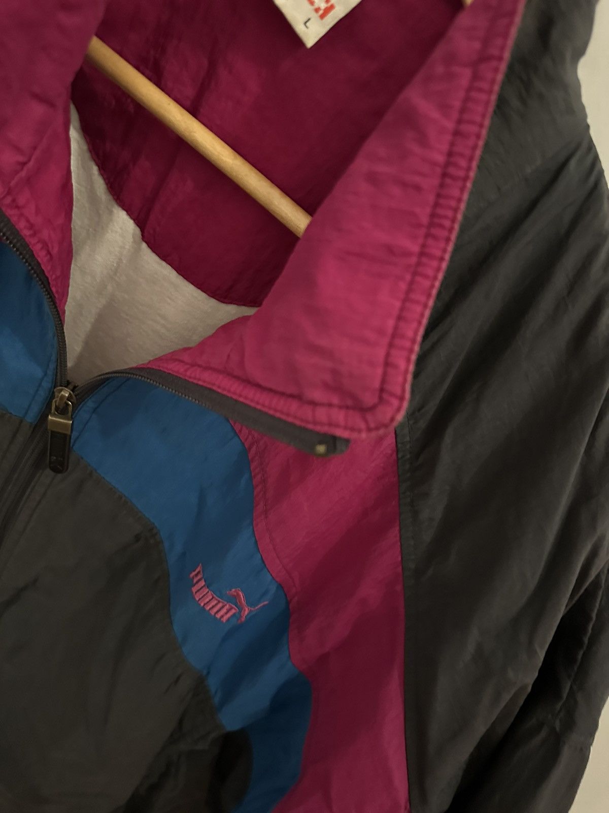 Puma Puma Jacket Windbreaker Size L Retro Vintage Size US L / EU 52-54 / 3 - 6 Thumbnail