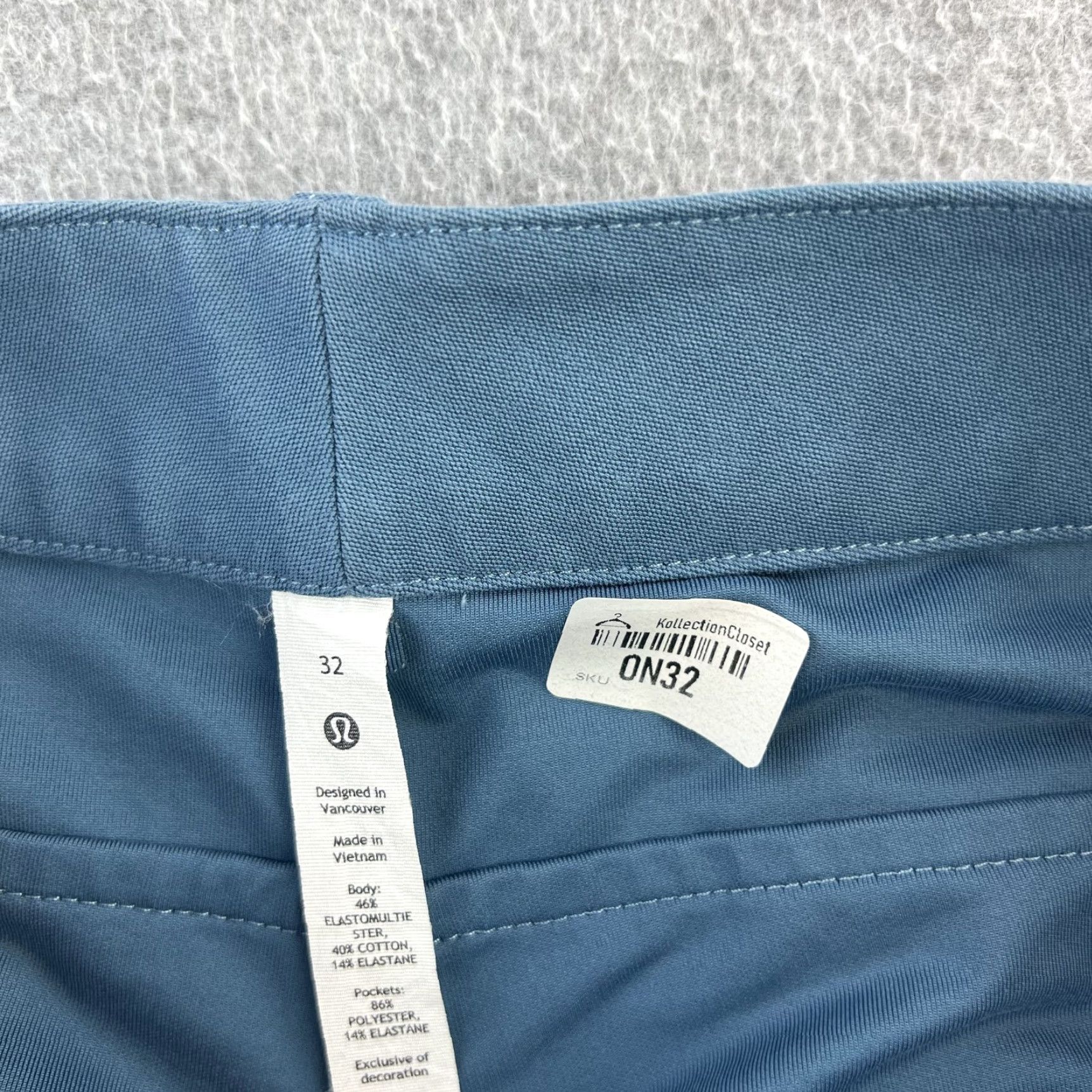 Lululemon Lululemon Pants Mens 32 Blue Classic Straight Leg Stretch Five Pocket Casual Shirt Pants? Size US 32 / EU 48 - 5 Thumbnail