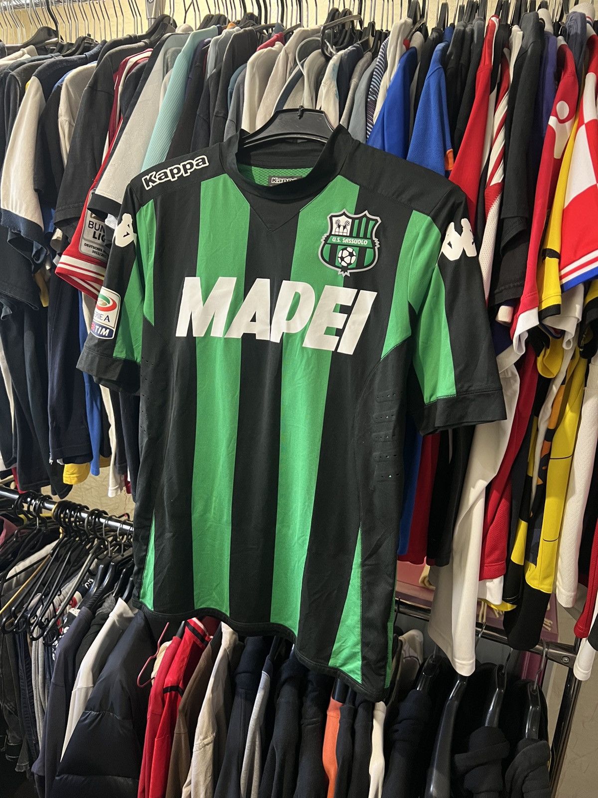 Kappa × Vintage 2015/2016 KAPPA FC SASSUOLO #25 BERARDI HOME FOOTBALL SHITT Size US M / EU 48-50 / 2 - 1 Thumbnail