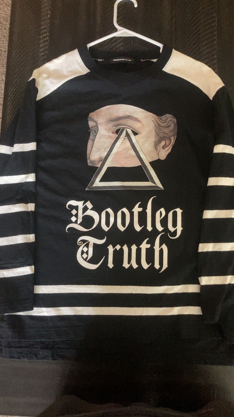 Undercover SS19 "Bootleg Truth" Striped Long Sleeve