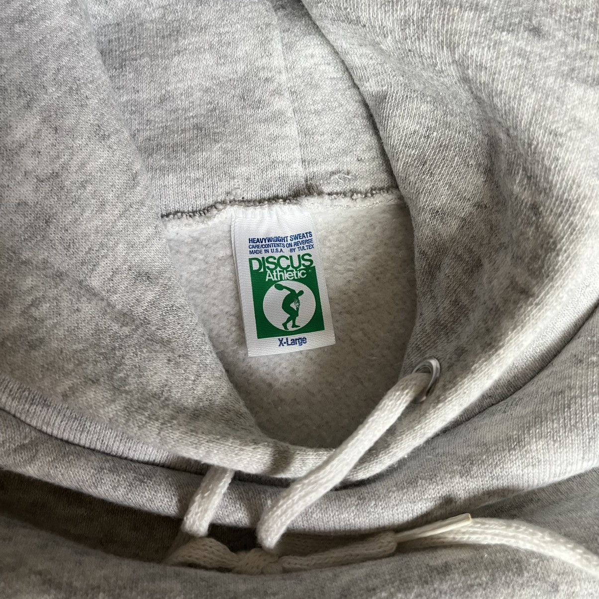 Russell Athletic Vintage 1990s Discus Athletic Heather Blank Pullover Hoodie Size US XL / EU 56 / 4 - 7 Thumbnail