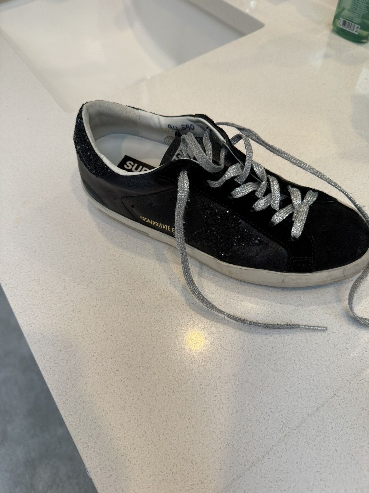 Golden Goose Limited Edition Black Superstar Size US 6 / IT 36 - 8 Thumbnail