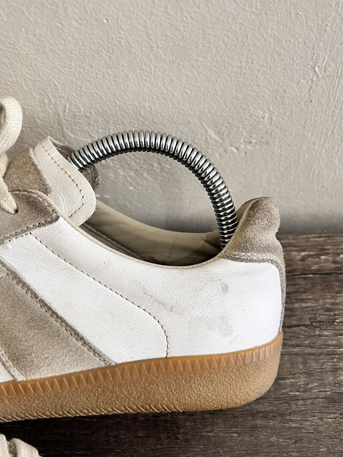 Maison Margiela Gats Replica White-Gray Sneakers Size US 7.5 / IT 37.5 - 5 Thumbnail