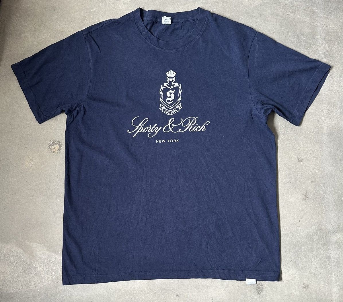 Sporty & Rich SPORTY & RICH NEW YORK TEE Size US L / EU 52-54 / 3 - 1 Thumbnail