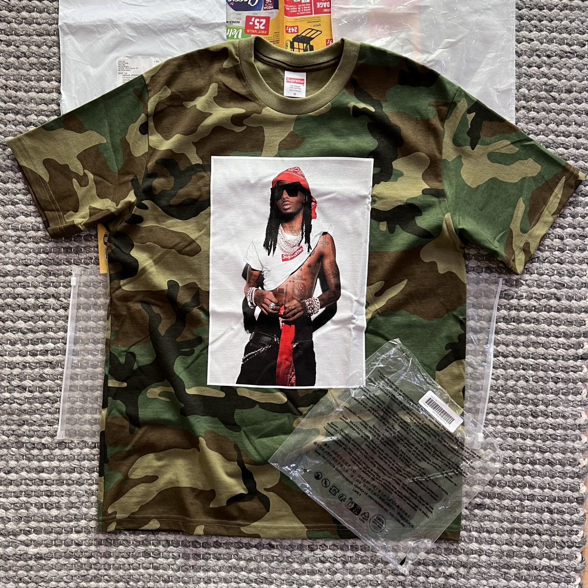 Supreme Supreme Playboy Carti photo tee camo Size US M / EU 48-50 / 2 - 1 Thumbnail