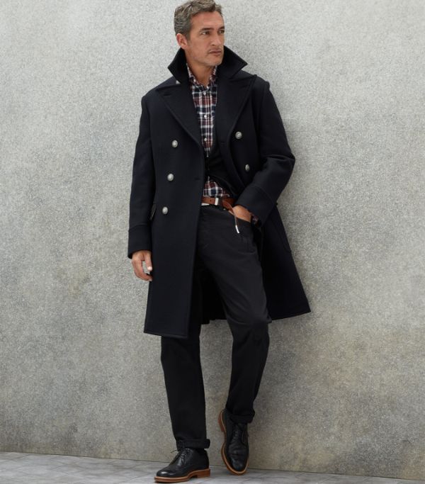Brunello Cucinelli o1w1db10924 Rev Wr Cash Outerwear in Black Size US XS / EU 42 / 0 - 2 Thumbnail