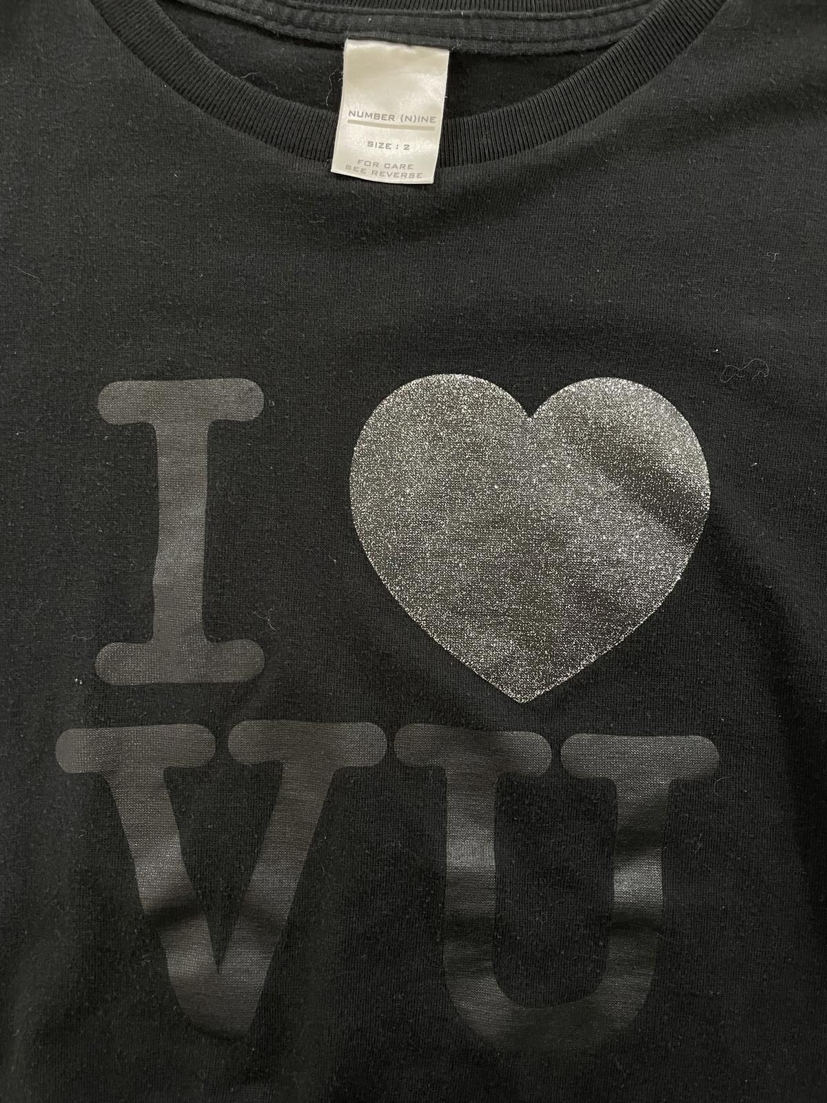 Other Number Nine Aw01 "I luv u" tee Size US S / EU 44-46 / 1 - 2 Thumbnail